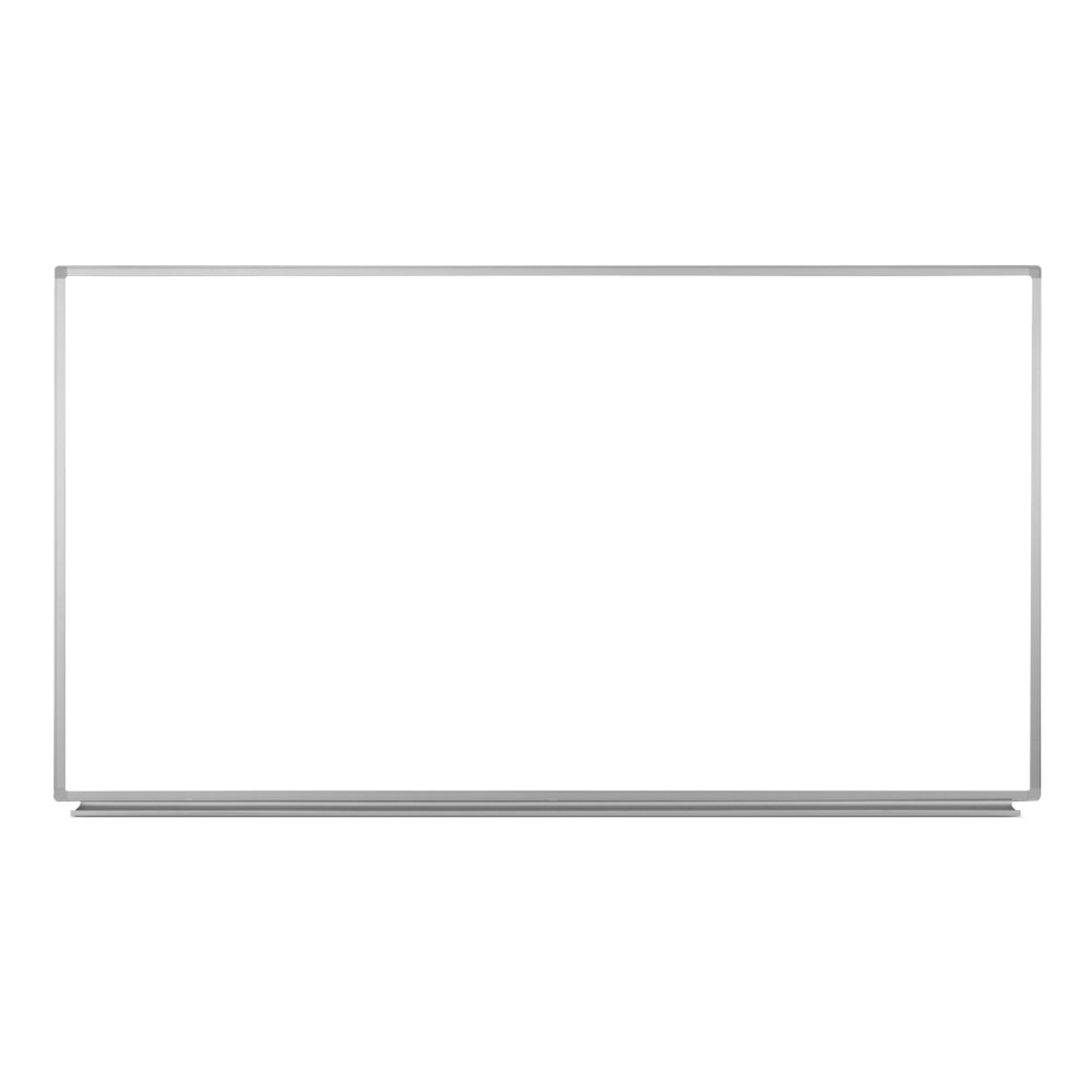 Luxor Magnetic Dry-Erase Whiteboard, 72in x 40in, Aluminum Frame With Silver Finish MPN:WB7240W