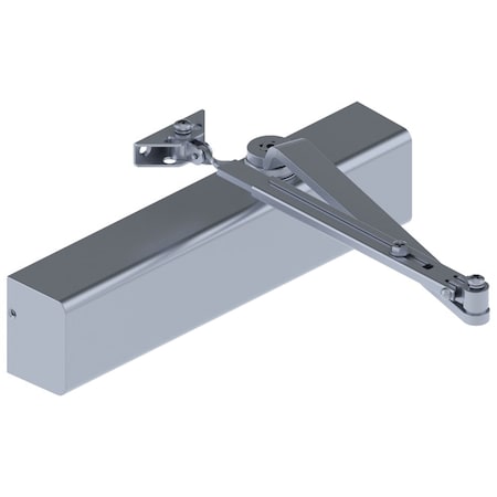Manual, Hydraulic, Hager Door Coordinators and Closers, Door Closer, Heavy Duty Aluminum MPN:5200-MLT ALM
