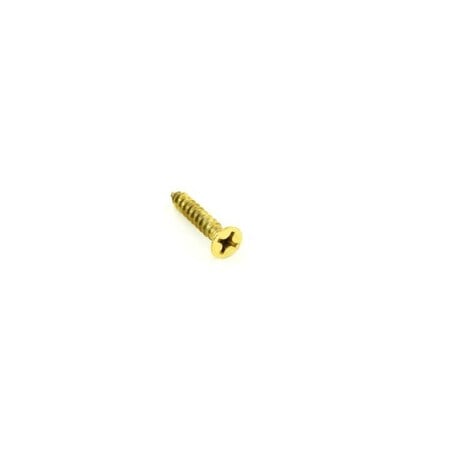 #12 x 1-1/4 in Machine Screw, Bright Zinc Brass MPN:090814