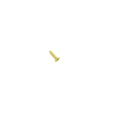 #9 x 3/4 in Machine Screw, Plain Brass MPN:29795