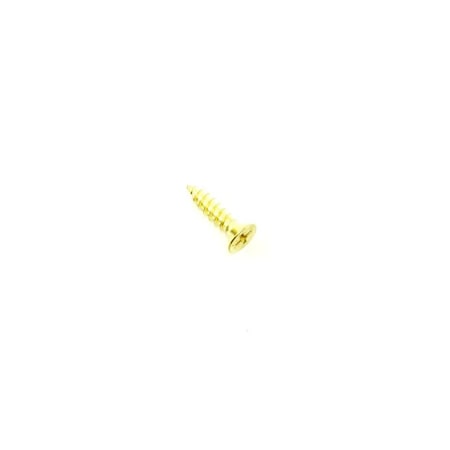 #9 x 3/4 in Machine Screw, Bright Zinc Brass MPN:33384