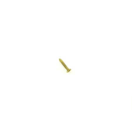 #9 x 1 in Machine Screw, Bright Zinc Brass MPN:33387