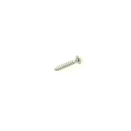 #9 x 1 in Machine Screw, Chrome Plated Steel MPN:33388