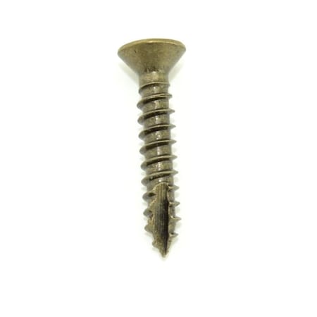 #9 x 1 in Machine Screw, Plain Brass MPN:35550