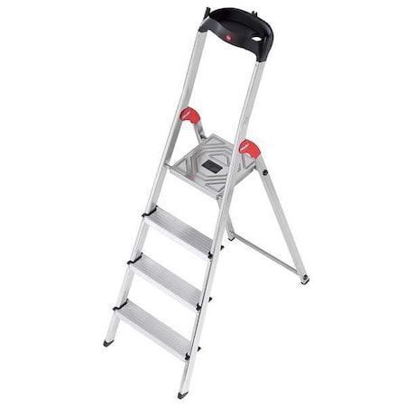 4 ft 7 in Aluminum Platform Stepladder, 330 lb Capacity MPN:9204010008