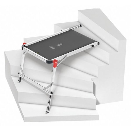 Ladder Platform, 330 lb. Ld Cap., Aluminum MPN:9940-001