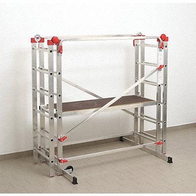 Portable Scaffold 330 lb Aluminum MPN:9459-501