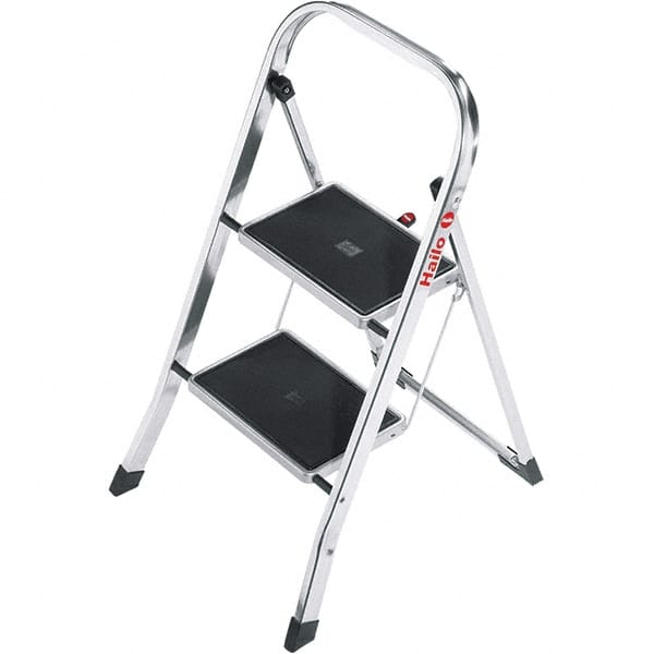 2-Step Aluminum Step Ladder: EN14183 MPN:9204010001