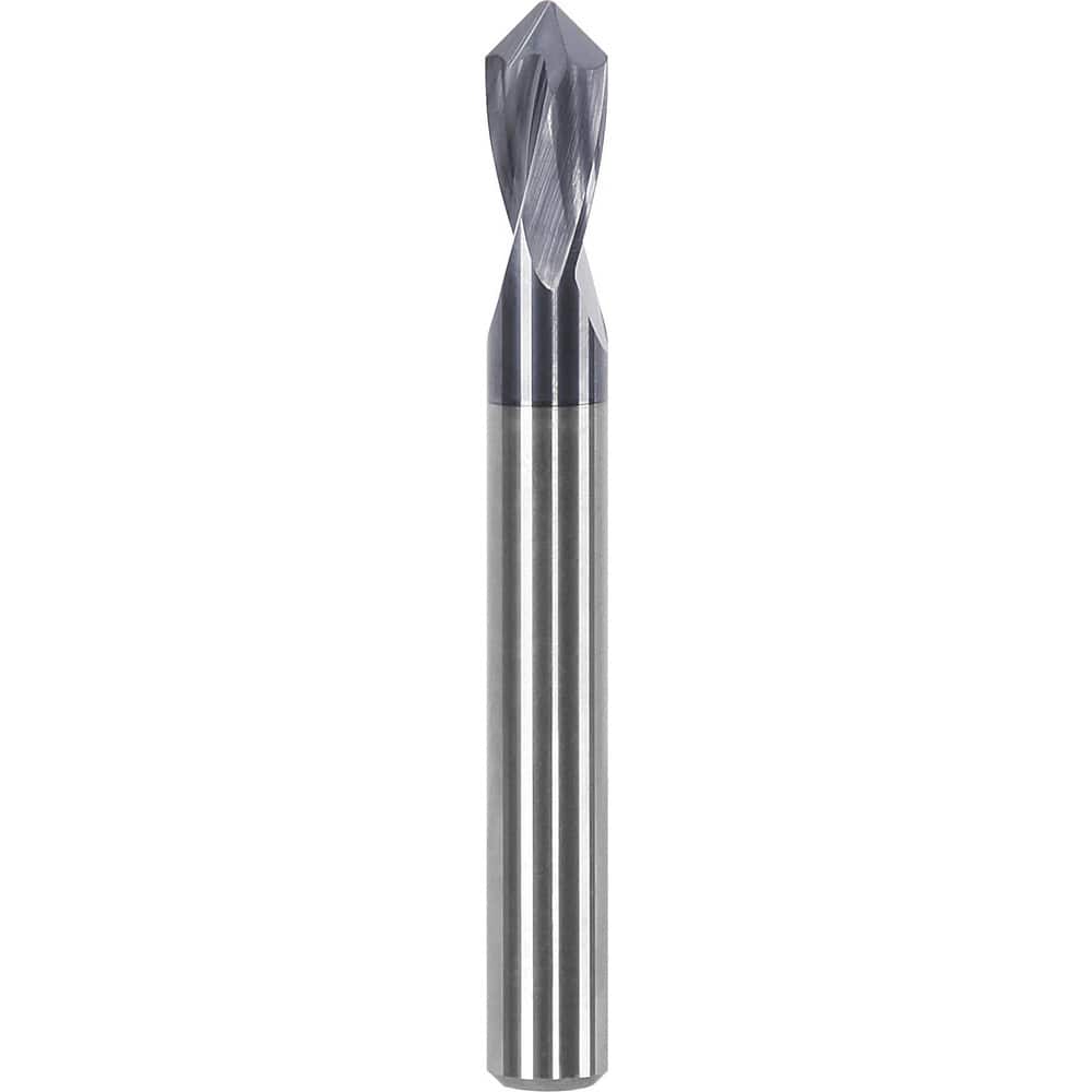 Drill Mills; Number Of Flutes: 2; End Mill Material: Solid Carbide; Shank Diameter (Decimal Inch): 0.2362; Helix Angle: 20; Point Angle: 142; Coating/Finish: AlTiN MPN:E1012NLH0600W142DA