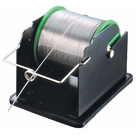 Solder Reel Stand, Black, Single Spool MPN:611-1