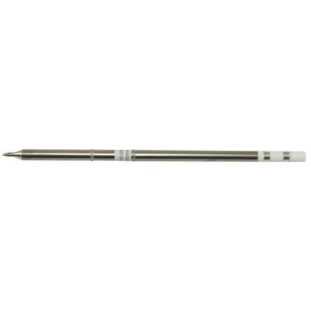 Soldering Tip, T15 Series. Chisel, 0.8mm x 9.5mm, For Use With Mfr. No. FM-2027 MPN:T15-D08