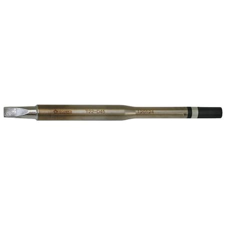 Soldering Tip, Chisel, Heavy Duty, 4.5 mm, For Use With Mfr. No. FM-2030 MPN:T22-D45
