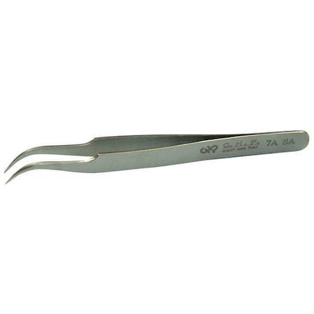 Very Fine Point Tweezer, Strong Bent Tips MPN:7A-SA