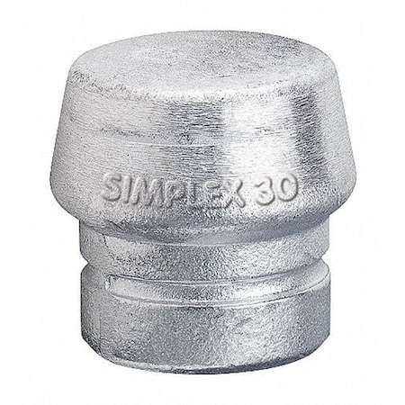 Hammer Tip, 1 3/16 In, Hard, Silver MPN:3209030