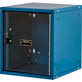Hallowell® Cubix Modular Safety-View Locker Padlock 11-5/16x12x12-11/16 Blue Unassembled HC121212-1SVP-MB