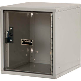 Hallowell® Cubix Modular Safety-View Locker Padlock 11-5/16x12x12-11/16 Gray Unassembled HC121212-1SVP-PL