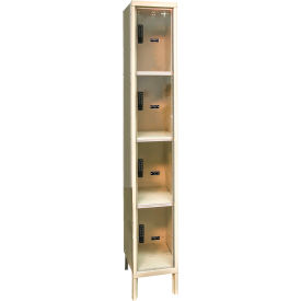 Hallowell® DigiTech 4-Tier 4 Door Safety-View Plus Locker 12