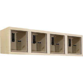 Hallowell® DigiTech 1-Tier 4 Door Safety-View Plus Locker 48