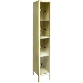 Hallowell® 4-Tier 4 Door Safety-View Plus Box Locker 12