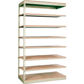 Hallowell Rivetwell 8 Shelf Single Rivet Boltless Shelving Add On 48