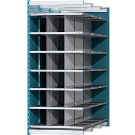 Hallowell Closed Style Deep Bin Shelving 7 Shelves Add-On Unit 36