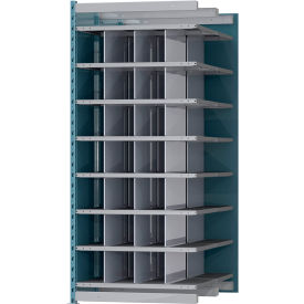 Hallowell Closed Style Deep Bin Shelving 8 Shelves Add-On Unit 36
