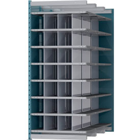Hallowell Closed Style Deep Bin Shelving 8 Shelves Add-On Unit 36