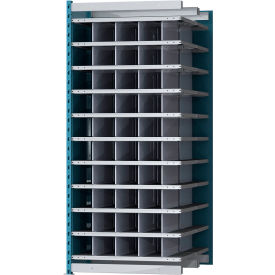 Hallowell Closed Style Deep Bin Shelving 11 Shelves Add-On Unit 36