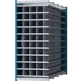 Hallowell Closed Style Deep Bin Shelving 11 Shelves Add-On Unit 36