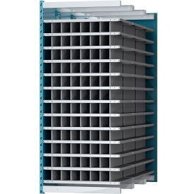 Hallowell Closed Style Deep Bin Shelving 13 Shelves Add-On Unit 36