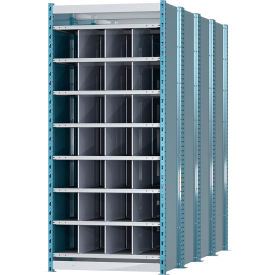 Hallowell Closed Style Deep Bin Shelving 8 Shelves Starter Unit 36