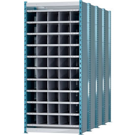 Hallowell Closed Style Deep Bin Shelving 11 Shelves Starter Unit 36