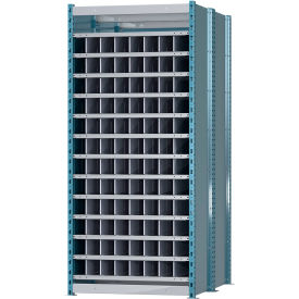 Hallowell Closed Style Deep Bin Shelving 13 Shelves Starter Unit 36