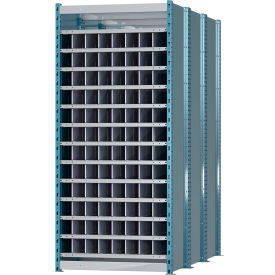 Hallowell Closed Style Deep Bin Shelving 13 Shelves Starter Unit 36