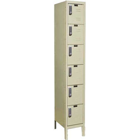 Hallowell UEL1228-6PT Knock-Down Electronic Access Locker Six Tier 1 Wide 12