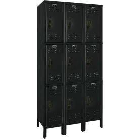 Hallowell® DigiTech 3-Tier Electronic Locker 36