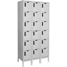 Hallowell® DigiTech 6-Tier Electronic Locker 36