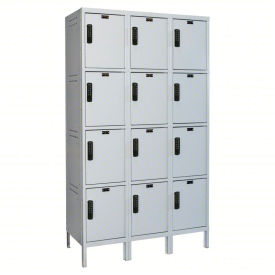 Hallowell® 4-Tier 12 Door Laptop/Backpack Locker 54