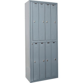 Hallowell® 8-Tier 8 Door Uniform Exchange Locker 32-9/16