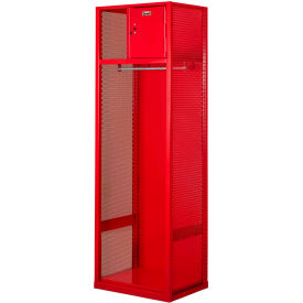 Hallowell® Welded Gear Locker w/ Top Shelf & Security Box 24
