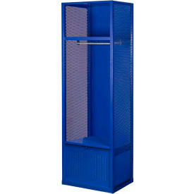 Hallowell® Welded Gear Locker w/ Top Shelf & Footlocker 24