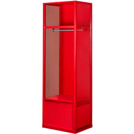 Hallowell® Welded Gear Locker w/ Top Shelf & Footlocker 24