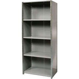 Hallowell Hi-Tech Closed Stand Alone Shelving 5 Shelves 1200 lb Cap 36
