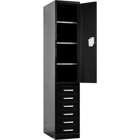 Hallowell® Fort Knox™ 1-Tier Storage Locker Half Height Door 24