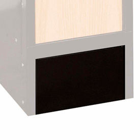 Hallowell KCFB12ME Wood/Metal Hybrid Locker Closed Front Base 12x6 Black KCFB12ME