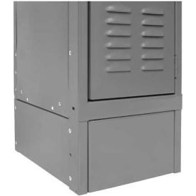 Hallowell KCSB18HG Steel Locker Accessory Closed Side Base 18
