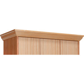 Hallowell® All-Wood Club Locker Crown Molding Top 45