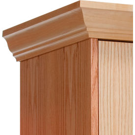 Hallowell® All-Wood Club Locker Crown Molding End 2