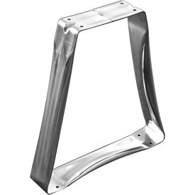 Hallowell 4825 Bench Pedestal Stainless Steel 15-1/8x3x16-1/4 4825