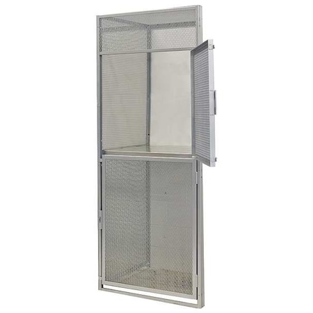 Bulk Storage Locker Add-On, 36 in W, 60 in D, 90 in H, Add-On, Light Gray MPN:BSL366090-R-2A-HG